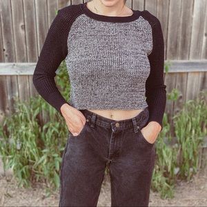 (SOLD) Cute Knit Bella Swan Inspired Crop Top Sweatshirt ✨